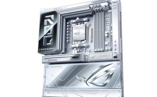 冰川白，华硕ROG CROSSHAIR X870E GLACIAL旗舰主板确认