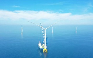 我国水深最深海上风电项目并网发电
