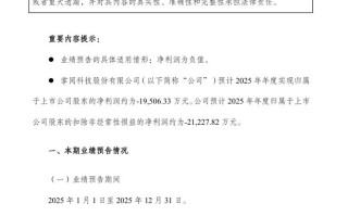 掌阅科技2025年预计净利润亏损约1.95亿元，由盈转亏