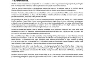 库克发布致苹果股东感谢信：我对未来的发展前景从未如此乐观