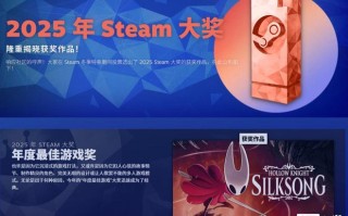 2025年Steam大奖揭晓：《空洞骑士：丝之歌》夺得年度最佳游戏